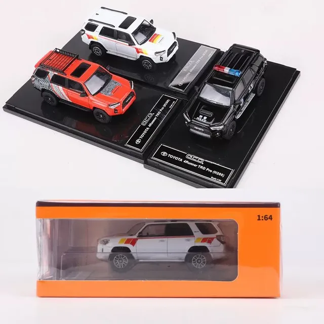 ミニカー GCD 1/64 - TOYOTA 4RUNNER TRD PRO 1/64 GCD Toyota 4Runner TRD Pro (Orange with Stripe) Diecast
