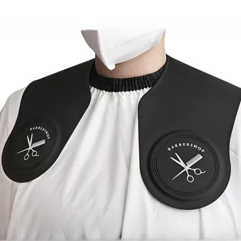 Waterproof Stylist Cutting Cape Silicone Hair Dyeing Shawl Neck Collar Wrap Cover Barber Hairdressing Hair Coloring Accessories