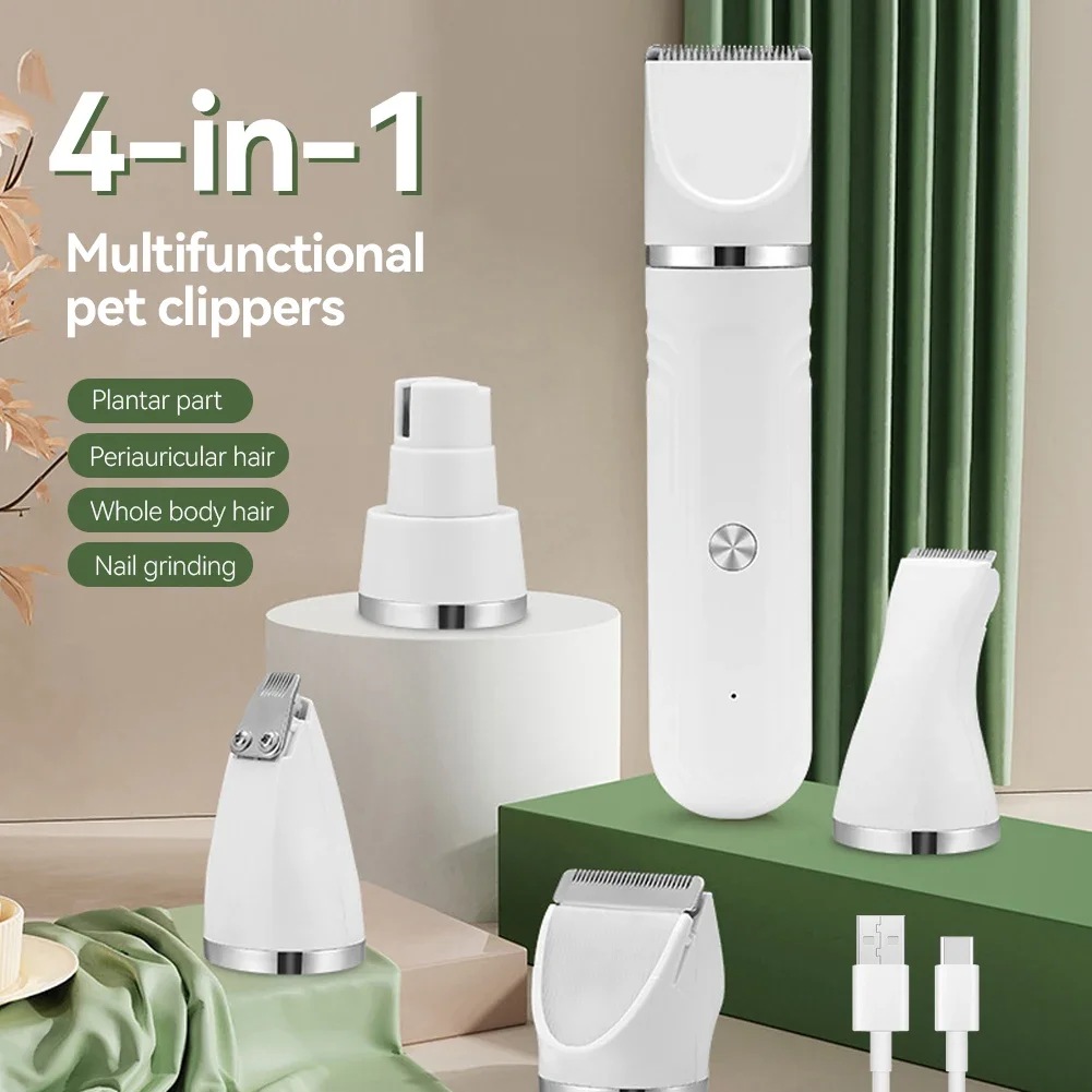 Pet Clipper Dog Hair Trimmer Pet Hair Trimmer Dog Clipper Professional Cat Dog Hair Clipper Grooming Kit Rechargeable