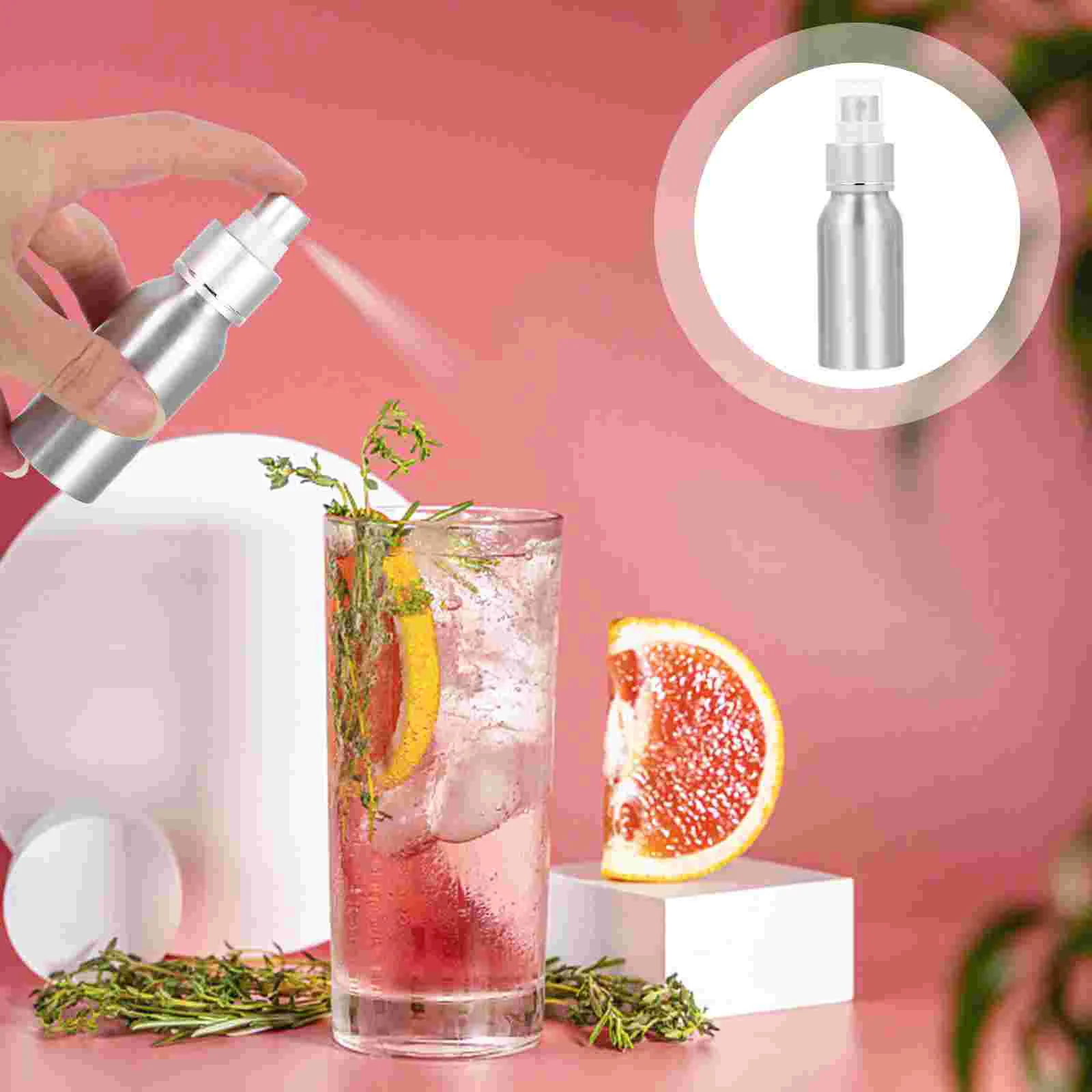 

3 Pcs Bitters Spray Bottle Cocktail Atomizer Glass Bottles Professional Sprayer Convenient Container Containers Home Supply