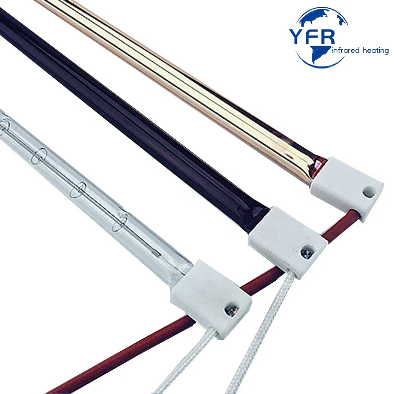 Shortwave Halogen Heating Lamp 598mm 400V 2500W Halogen Infrared Heating Element
