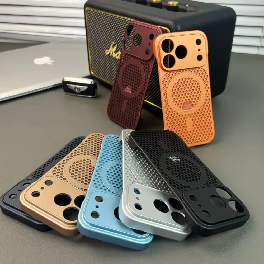 Luxury Magnetic Honeycomb Breathable Case - Matte Slim Frameless Cooling Cover
