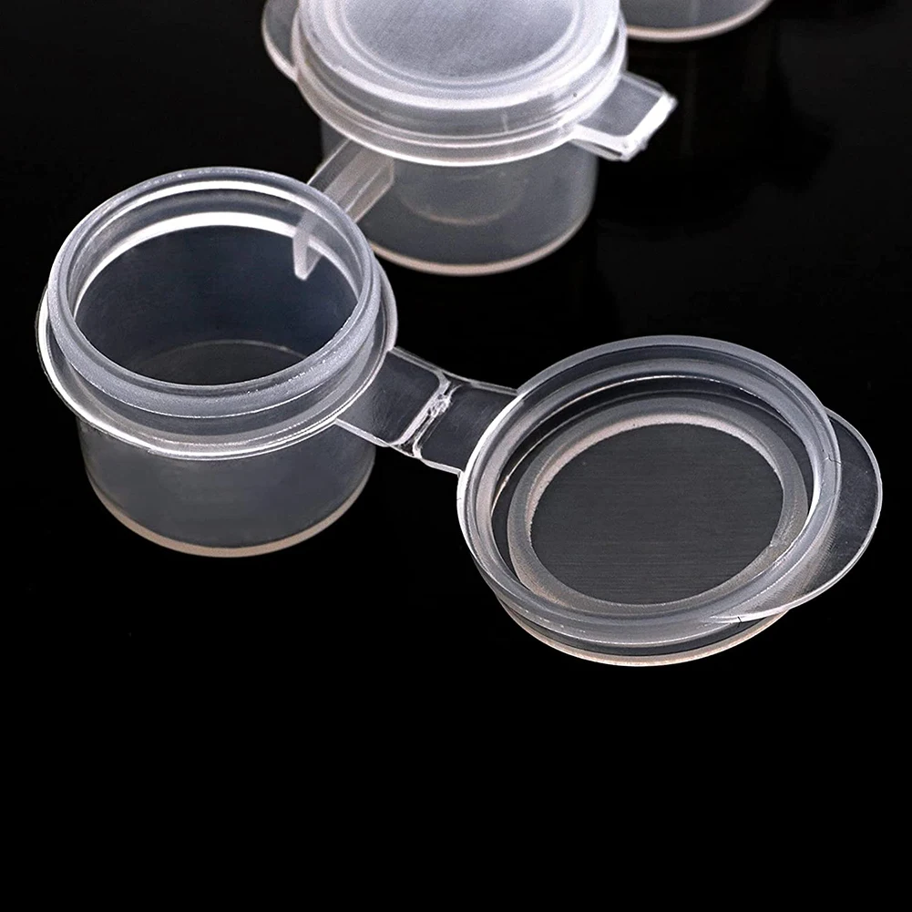 50 Strips 300 Pots 2Ml/0.07 Empty Paint Cup for Classrooms Paintings Art Festivals paint pots