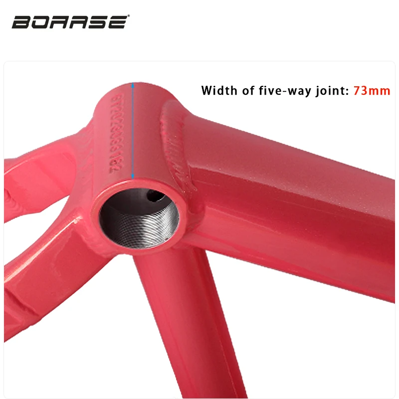 BOARSE-Aluminum Alloy Mountain Bike Ultralight Frame, Hard Tailed, earth slope Frame, Street Bike, Flying, Car, Pro, 26 in