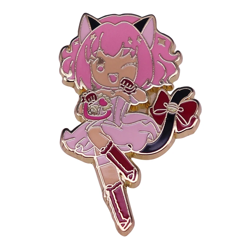 

A2236 Classic Anime Cat Girls Enamel Pins Brooches for Clothing Lapel Pins for Backpacks Decorative Badges Jewelry Accessories