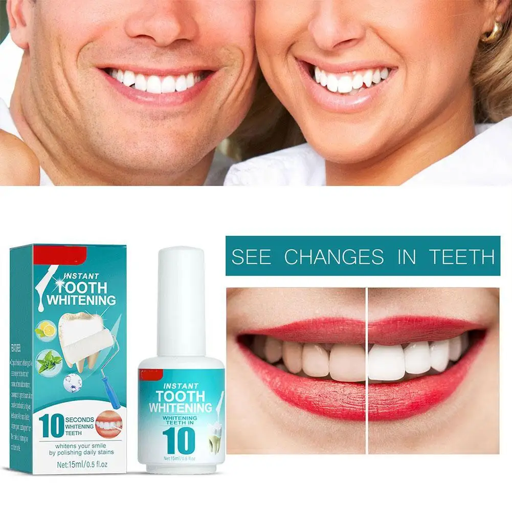 Tooth Stain Removal Tooth Paint teeth whitening gel Instant Whitening Tooths Whitener For Sensitive Teeth Whitening Gel Professional Bleaching 15ml