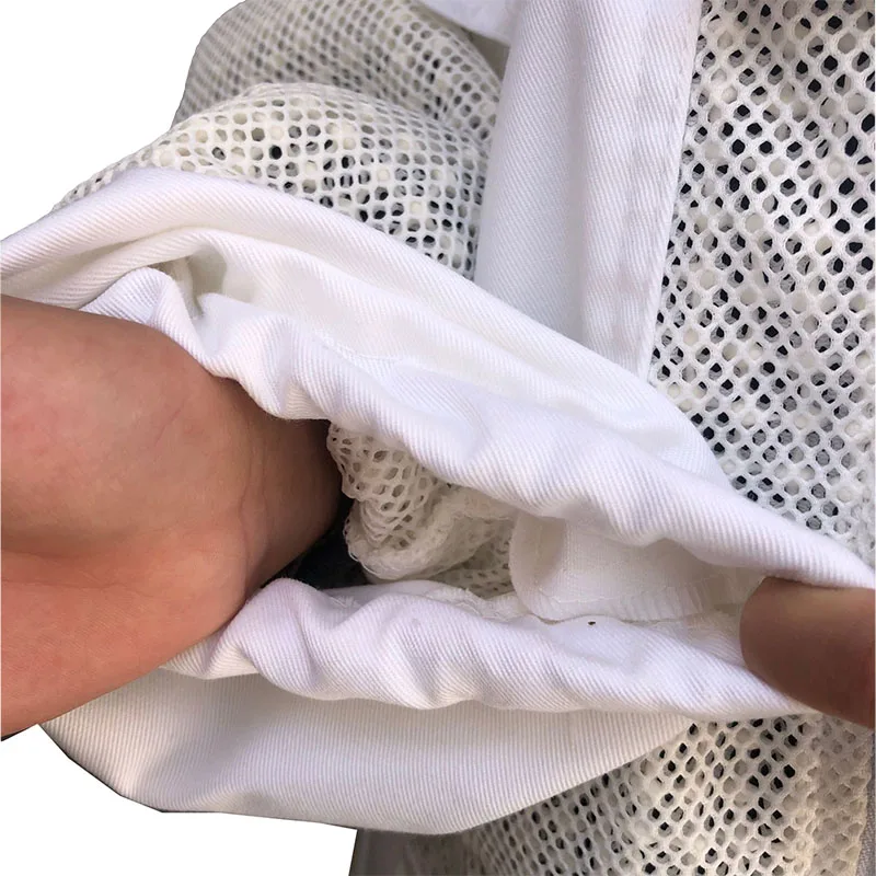 Beekeeping Suit Children Bee Clothes White Breathable 3-layer Mesh Beekeeper Equiment Beekeeping Tools Gardening Supplies