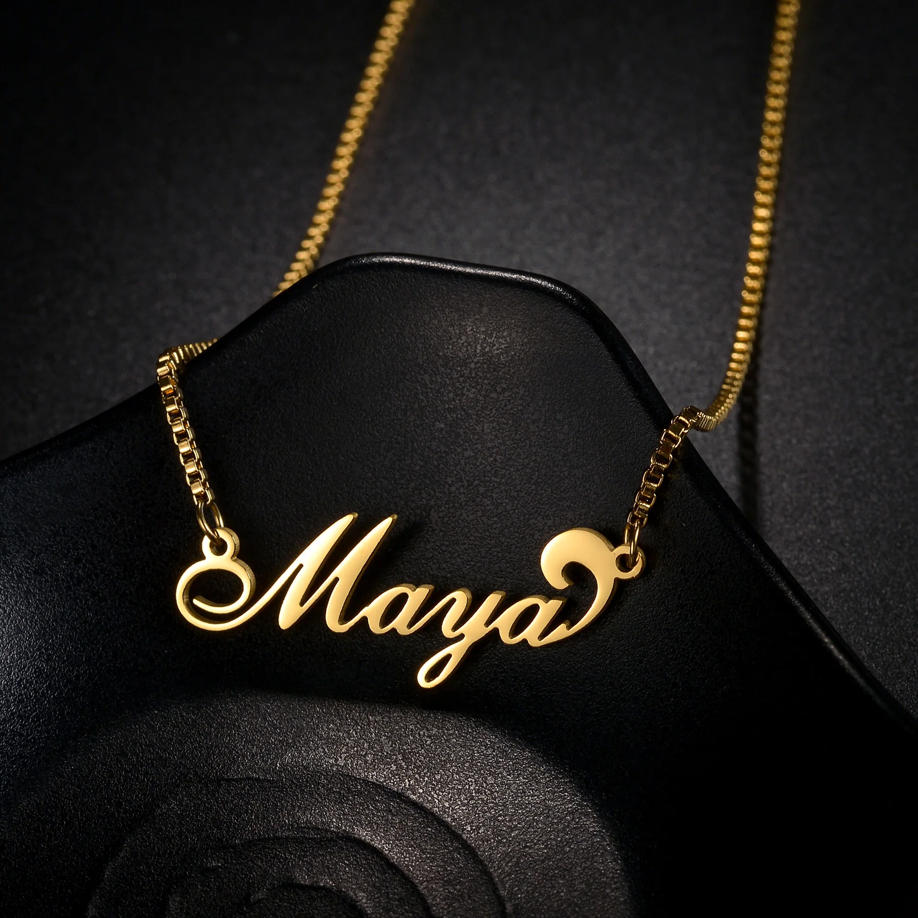 Atoztide Personalized Custom Name Necklaces Pendant for Women