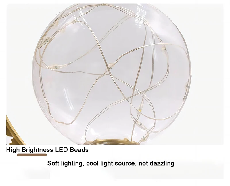 Description Picture 4 of itemRamadan Night Light LED Moon Lamp Decoration Dedroom Metal Star Table Lamp Children Thanksgiving Christmas Halloween Gifts