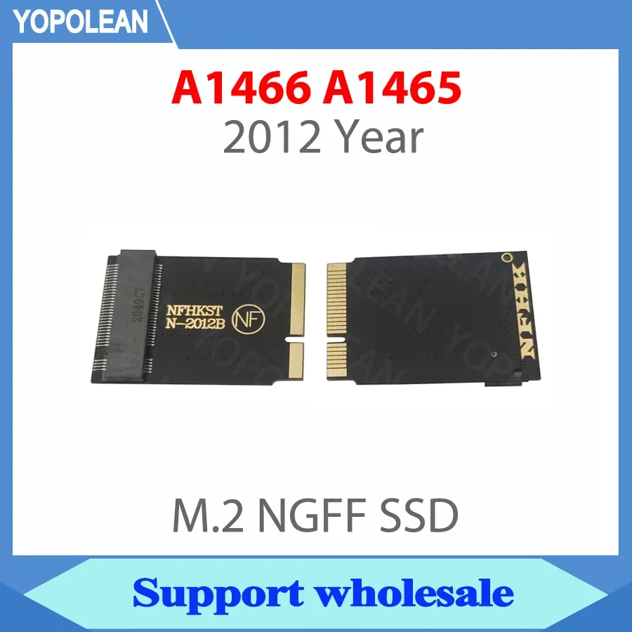 Carte Adaptateur à 7 + 17 Broches 64G 128G 256G 512G M.2 NGFF SSD