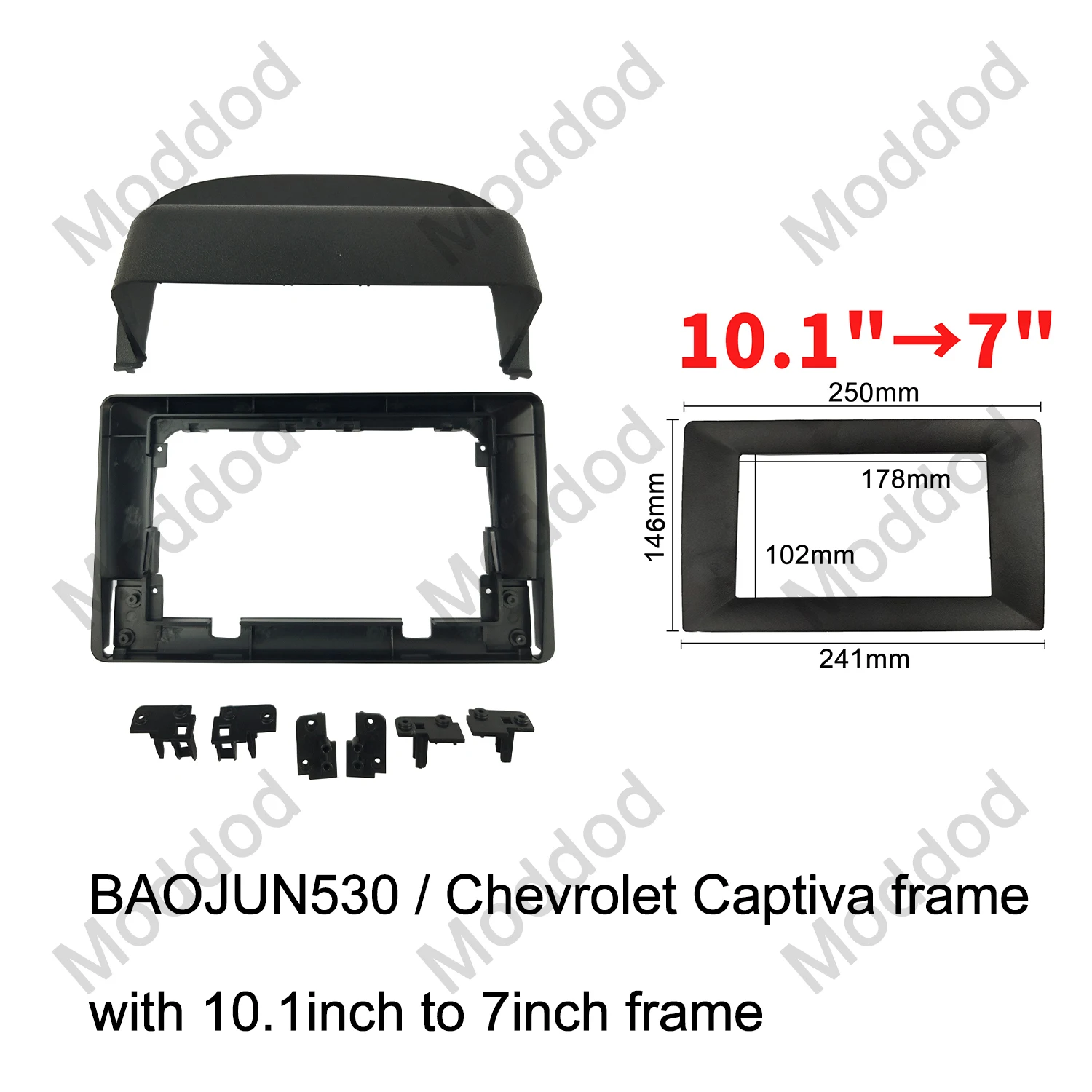  Ʈ   г, BAOJUN 530 Chevrolet Captiva 2018 2019 ׷ ÷̾ Fascia GPS DVD ȵ̵ ŰƮ, 10.1 ġ