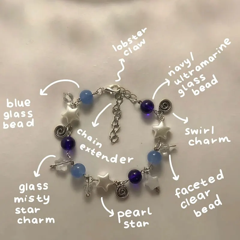 Hit Me Hard And Soft Bracelet y2k star bracelet - AliExpress