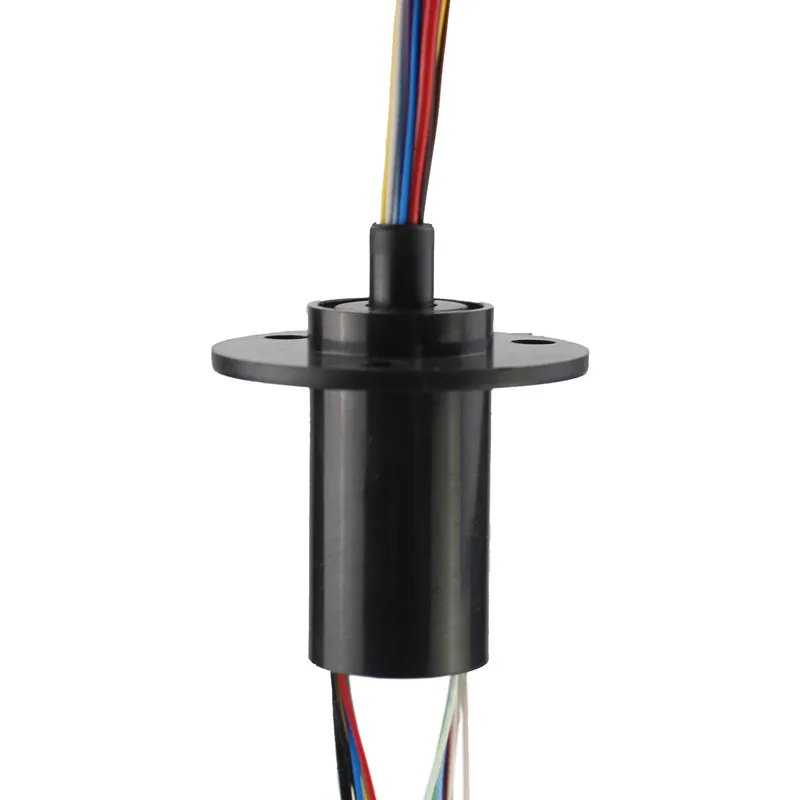 Miniature Slipring 22dia. 12Ways 2A Capsule SlipRing 220V AC 250Rpm CCTV
