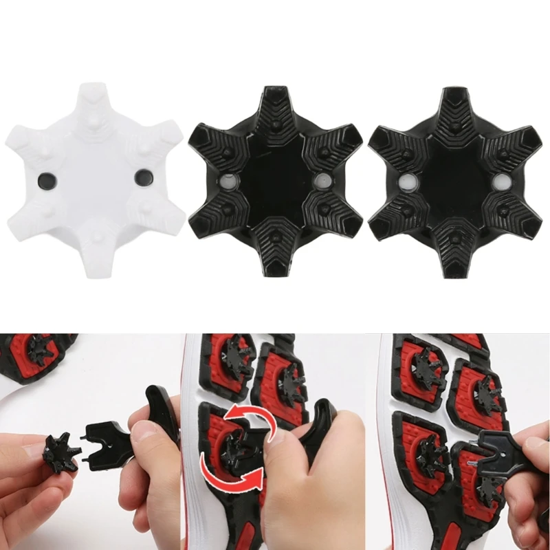 14Pcs Golf Shoe Spikes Golf Shoe Thread Crickets Spikes Replacement Shoe Cleats for Golf Shoe Easy Installation 5