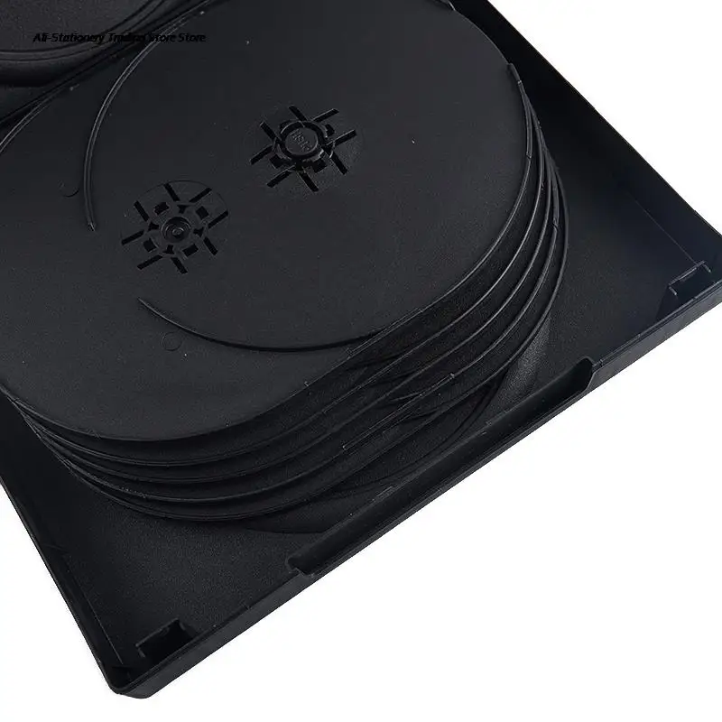 10/12CD Capacity Disc Storage Box Large DVD Case Package Portable Box For Home Cinema Movie Storage Holder Cover