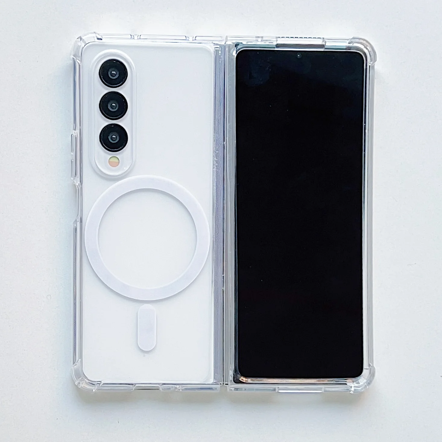 Transparent Shockproof MagSafe Wireless Charging Case