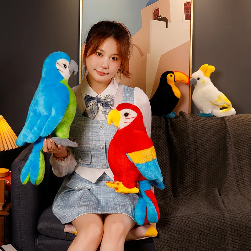 カラフルオウムのぬいぐるみ 約20cm カラフルオウムのぬいぐるみ - メルカリ
