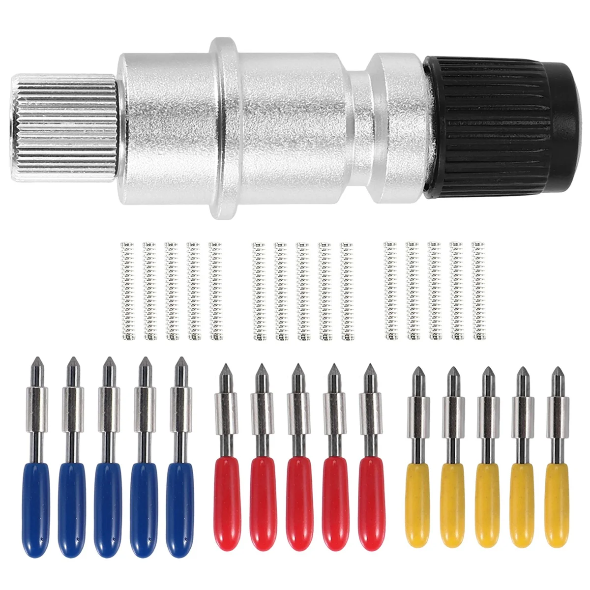AB02 16Pcs 30/45/60 Degree Graphtec Cb15 Cb15U Vinyl Cutter Blade+Graphtec Cb15 Cb15U Blade Holder