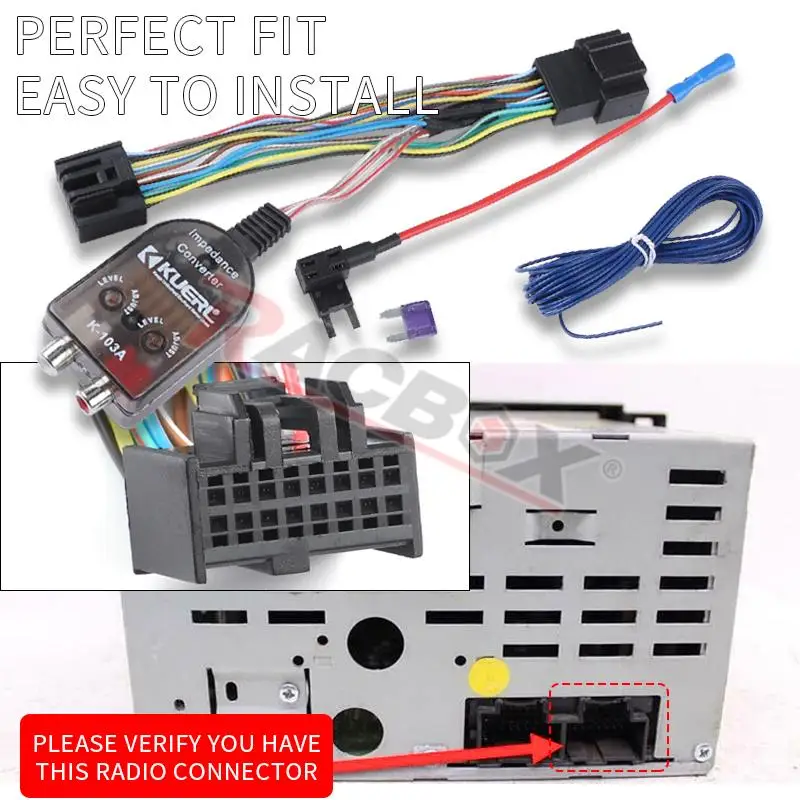 Factory Radio Add A Subwoofer Amplifier Harness For Chevy GMC Cadillac Plug&Play Easy Install Replace Supplies Car Accessories