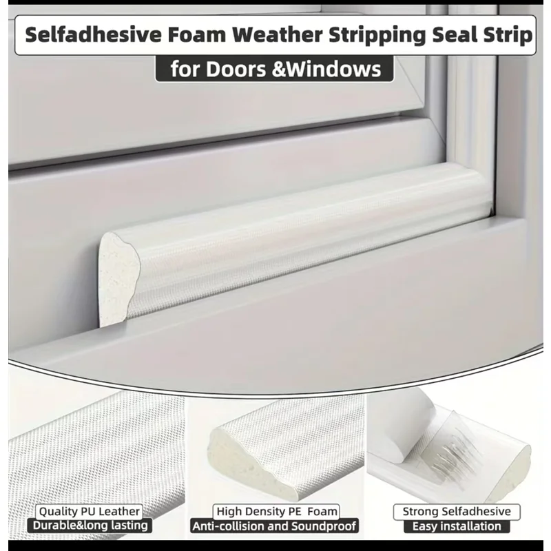 White Weatherproof Cladding Seal Strip