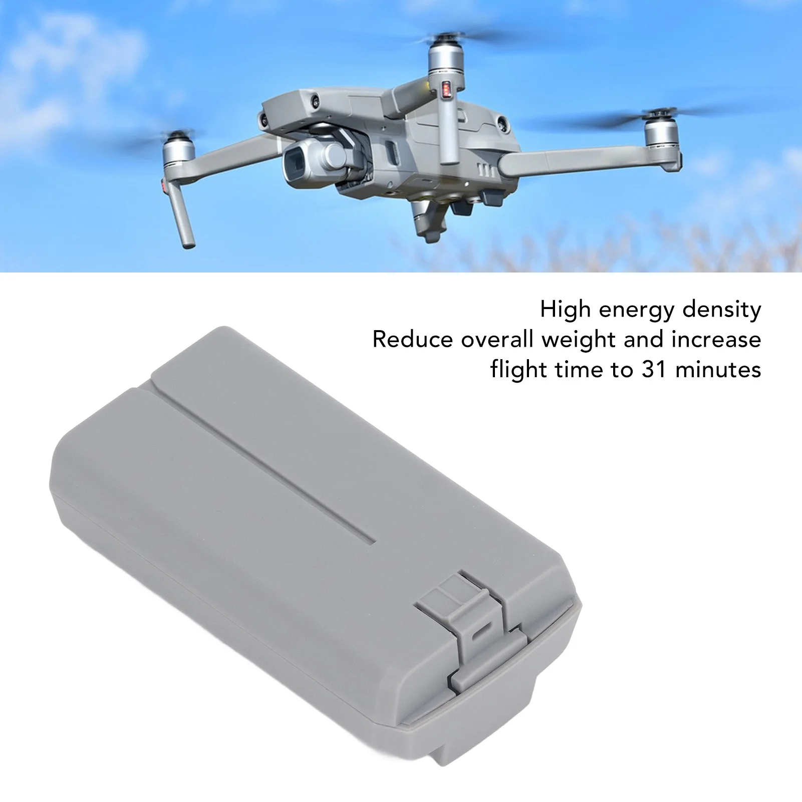 Illustration of High Energy Density Drone Battery Data Sheet