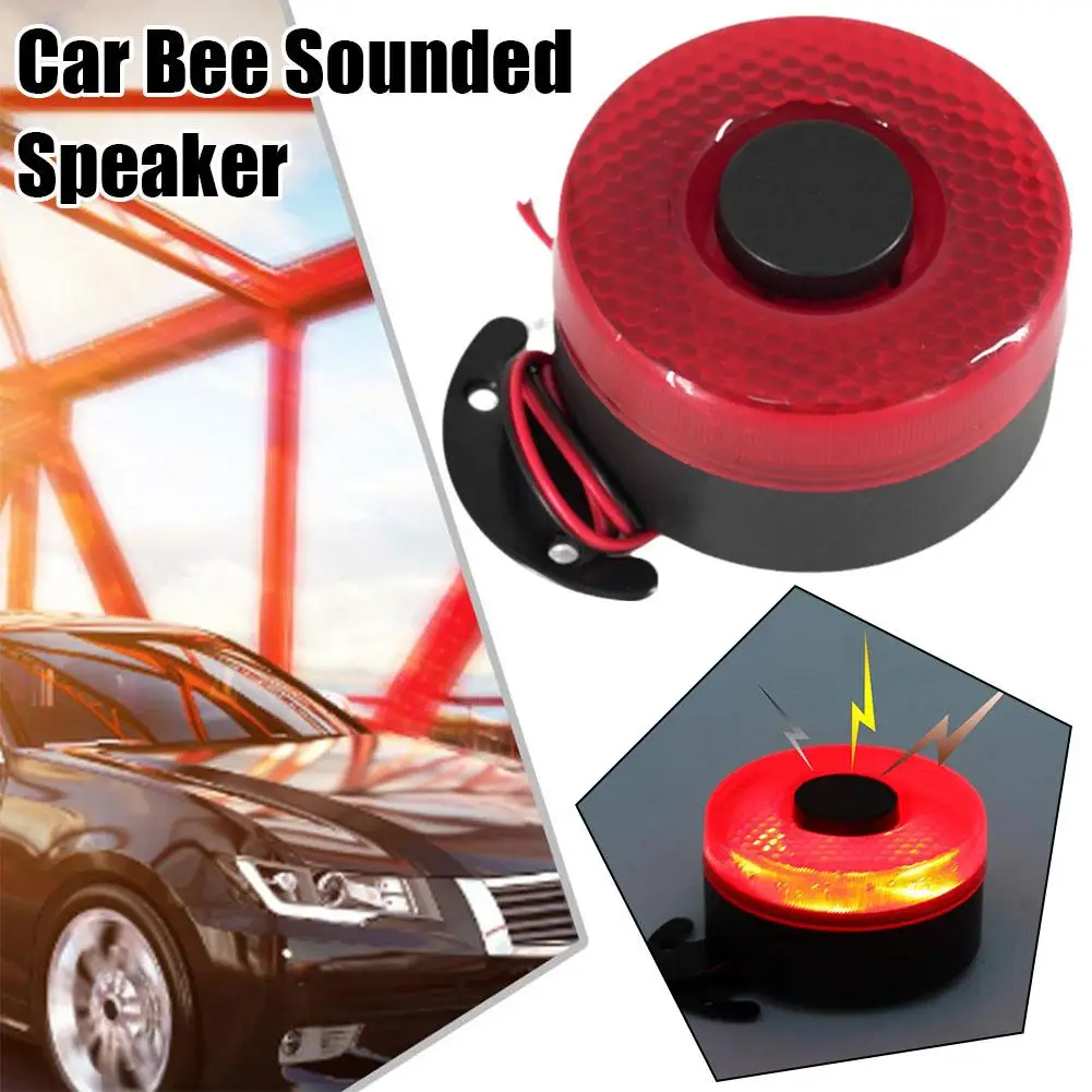 

1PC 12/24V Reverse Accessories Beeper Horn Vehicle With Up Cars Alarm Speaker Auto Car Warning Light Buzzer Back Reversing E3G2