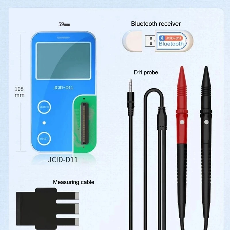 

Многофункциональный цифровой детектор JCID D11 для измерения короткого замыкания печатной платы с онлайн схемой обслуживания JC Инструменты для ремонта телефона