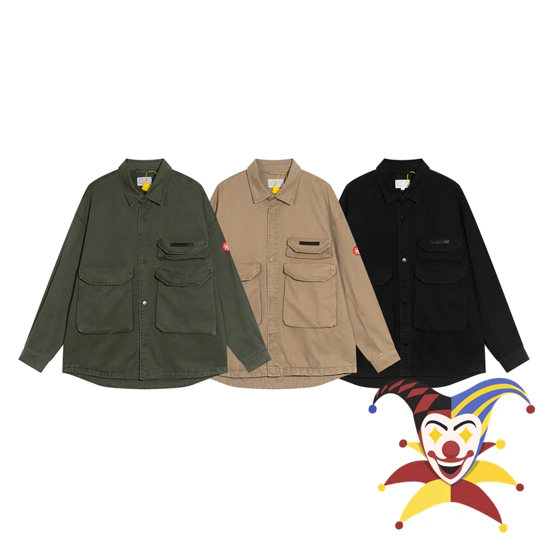 

2023fw CAVEMPT Batik Vintage Shirt Jacket Men Women CAV EMPT Jackets Coat