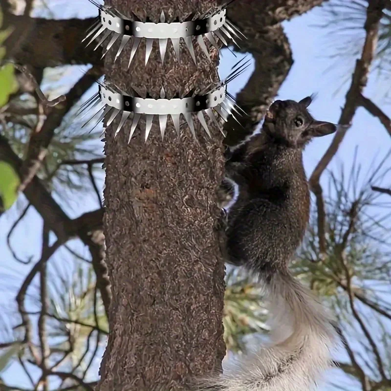 3/5/7pcs Biupky Outdoor Bird Repellent, Multifunctional Anti-Squirrel, Mink, Snake, Cat, Outdoor Animal Defense Spike Barrier 2