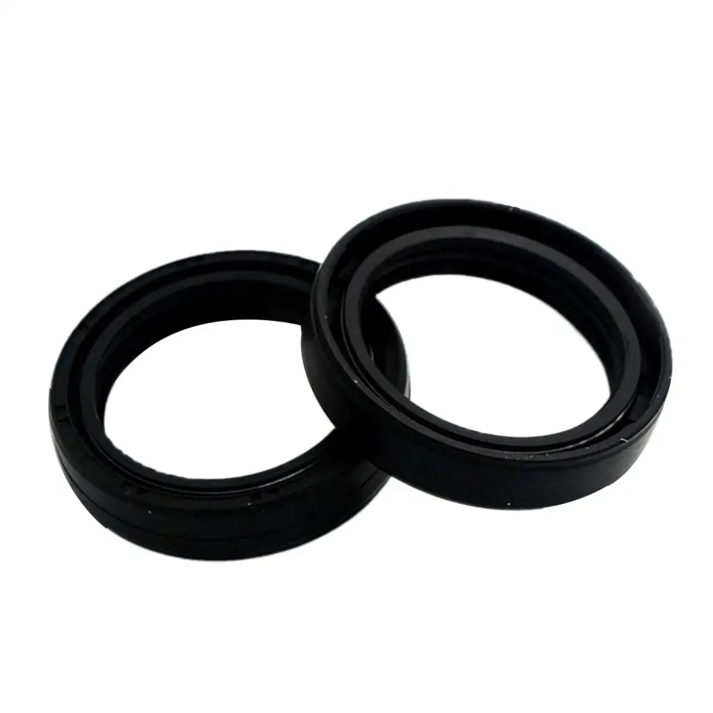 2pcs 33x46x10.8 MM Rubber Fork Oil Seal for Motorcycle Front Shock Absorber