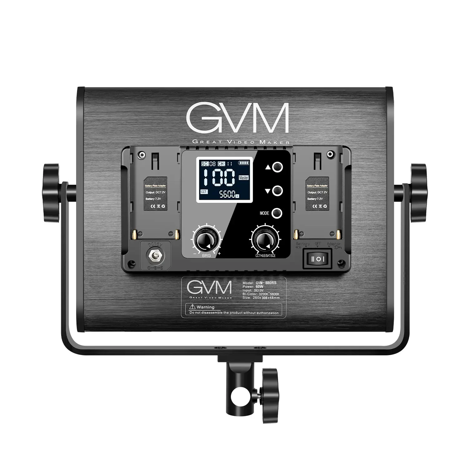 GVM 880RS RGB LED Panel Video Light Photography Studio Lighting Kit with Softbox