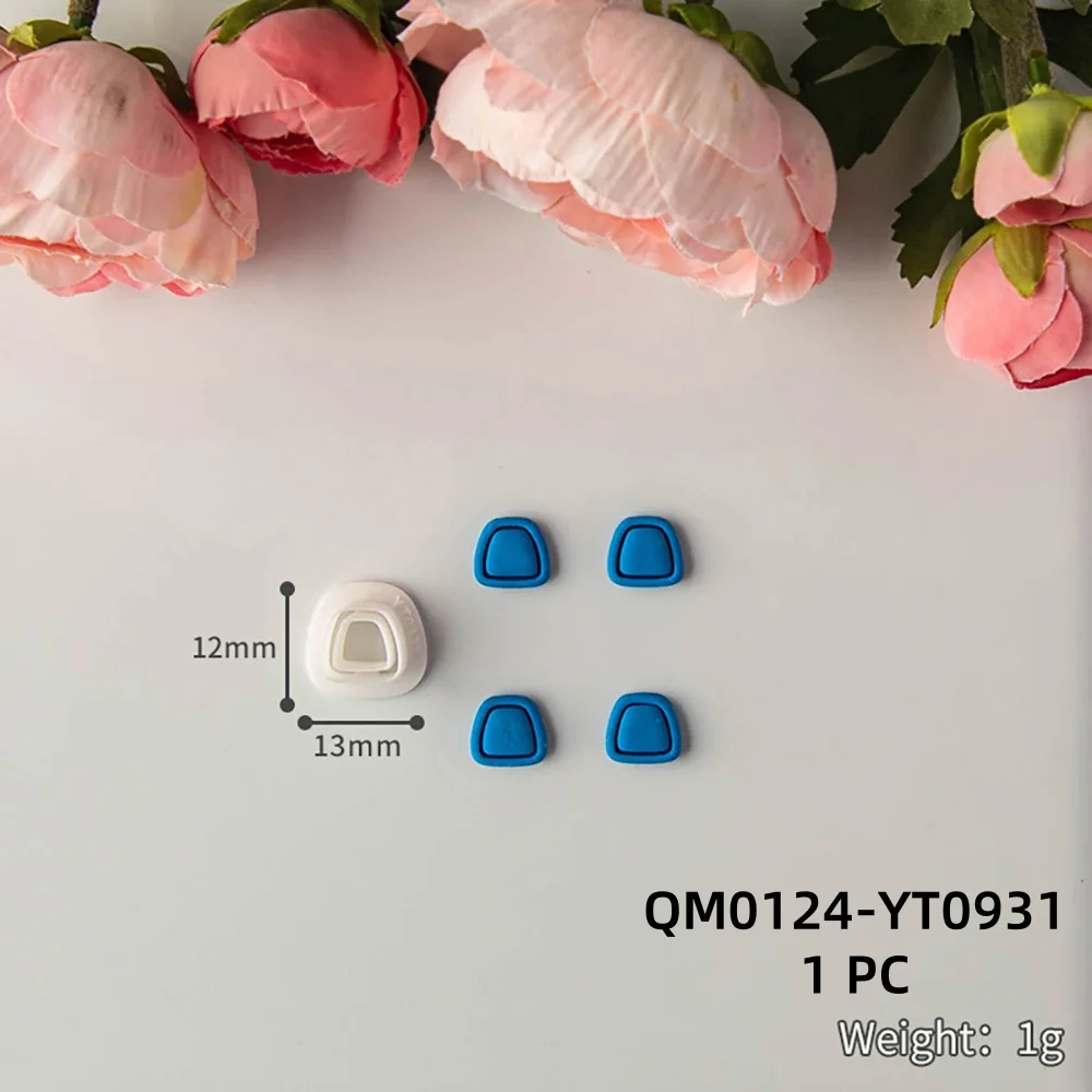 1pc Mini Ohrringe Geometrische Linien Quadrat Kreise Polymer Clay Schneider Ohrring Anhänger Schmuck Weiche Keramik Ton Schneiden Werkzeuge – Detail 6