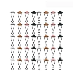 Silicone Cowboy Hat Straw Covers - Cute Protector Cap (40pcs)