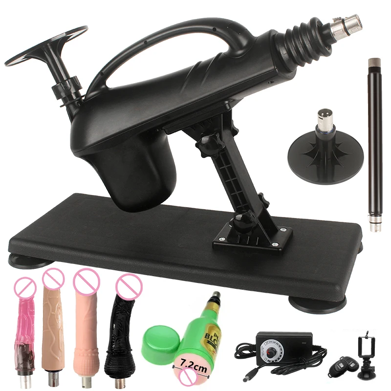 45mm Stroke Automatic Telescopic Sex Machine 3XLR Connector Big Thrust Masturbation Sexual Machine Set 100-240V 0-500rpm Sex Toy