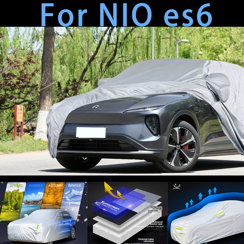 

For NIO es6 Car protective cover,sun protection,rain protection, UV protection,dust prevention auto paint protective