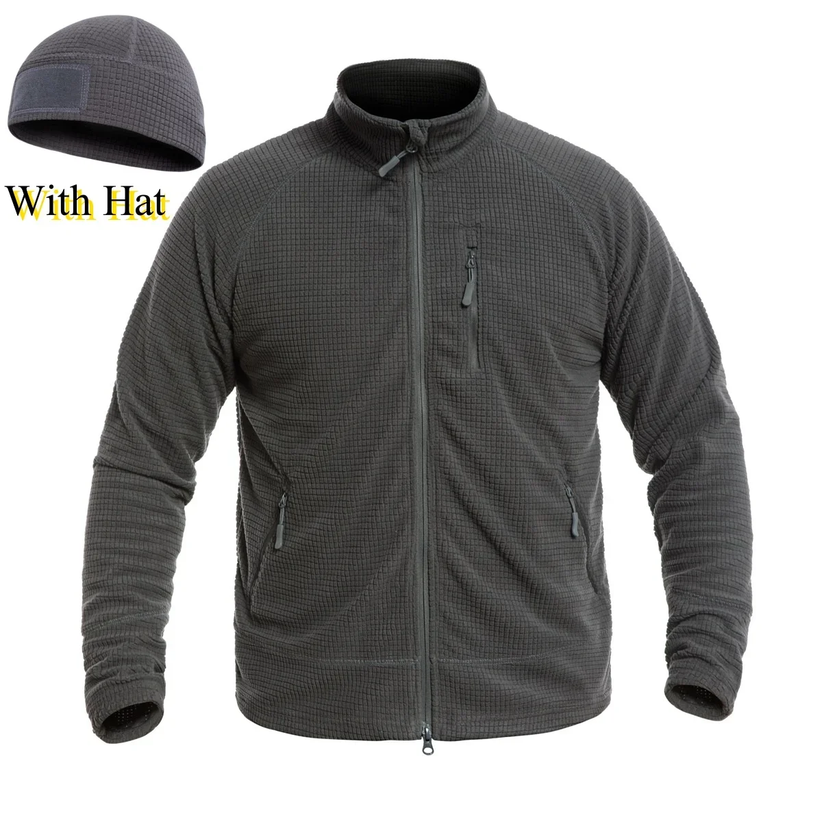 Men's Fleece Tactical Jacket Spring Autumn Outdoor Sports Hiking Climbing Clothes Male Winter Warm Windbreaker Coat Fleece Liner