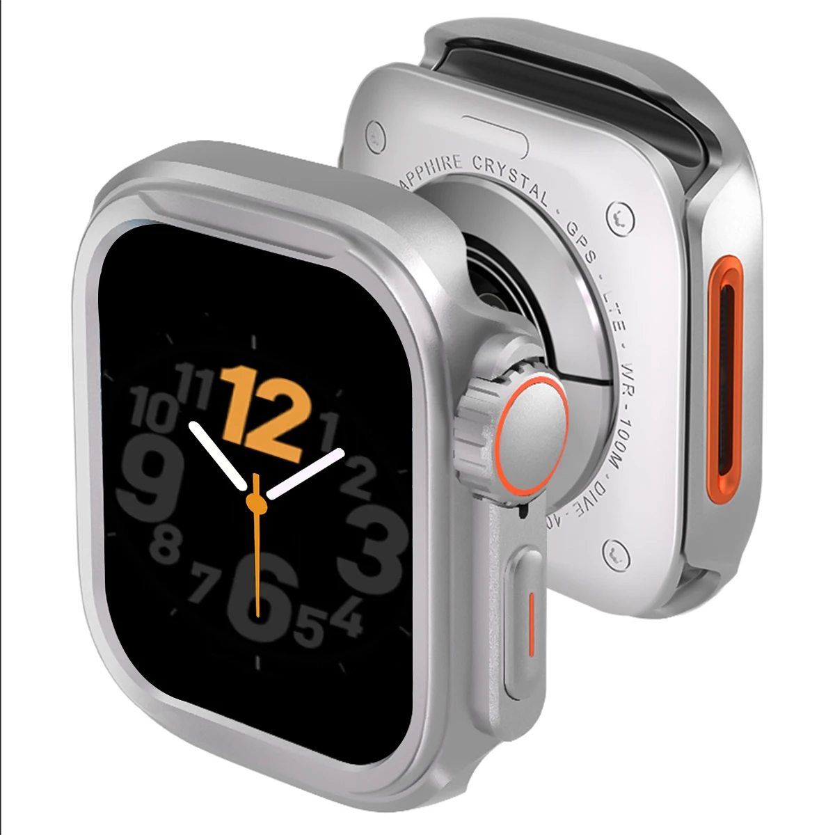 Premium Metal Protective Case for Apple Watch - Alloy Cover Bumper Frame