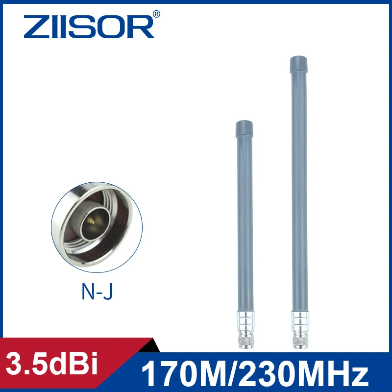 

170 MHz Antenna Fiberglass for 230 MHz Antennas 3.5dBi N Male Connector In Stock