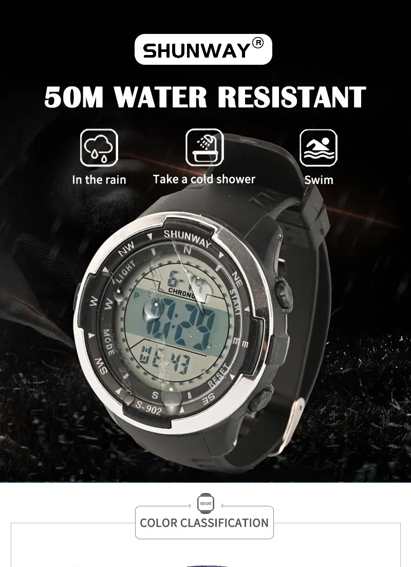 2022 Men's Watch Fashion Sport Watches Mens Watches Stopwatch Alarm clock Chronograph Waterproof Multifunction Wristwatch Men