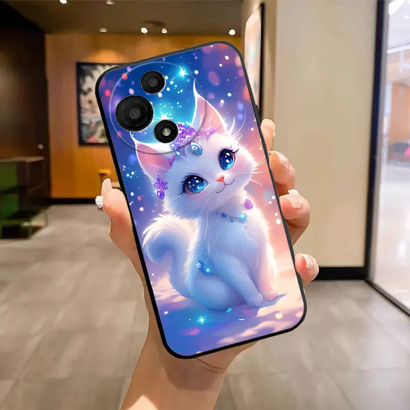 Luxury Silicone Soft Phone Case with Butterfly Marble Print Pattern