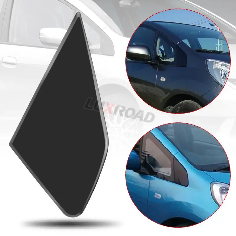 Honda Fit Jazz 2009 2010 2011 왼쪽 오른쪽 도어 미러 플레이트 커버 75495-TK6-A00 용 자동 뒷문 미러 삼각형 몰딩 트림