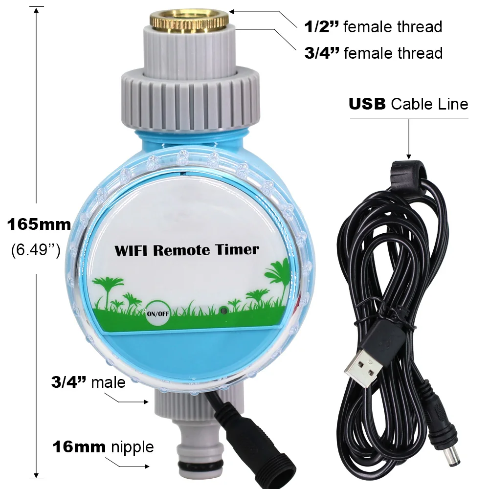 Type A Tuya Intelligent Watering Timers Manual/WIFI Cellphone RemoteDrip Device Smart Life Garden Automatic Irrigation System