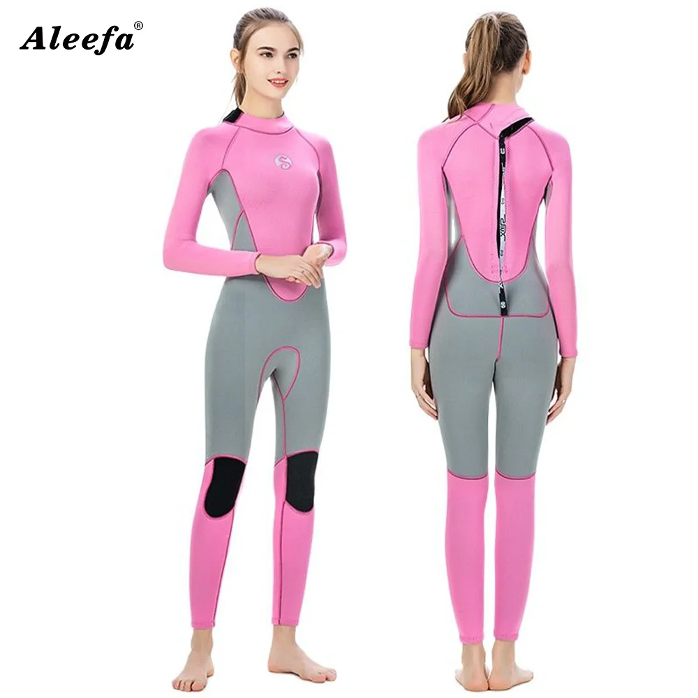 Wetsuit Vrouwen 3Mm Neopreen Wetsuits Fullbody Pak Voor Waterski