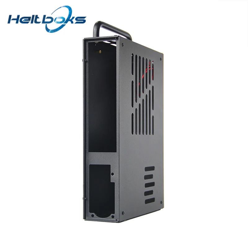 Mini Itx Hk05 Chassis Core Display Portátil Ultra Pequeno Case do pc do Computador Flex 1u 2.6l Aço Inoxidável - Imagem 4