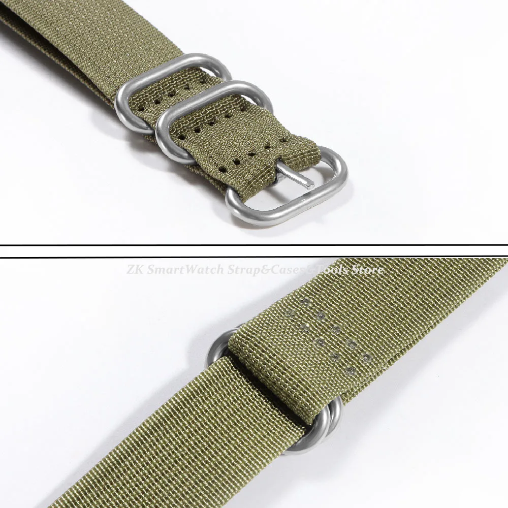 Premium Nylon Military Sport Watch Strap - Breathable Men's Wristband Accessory