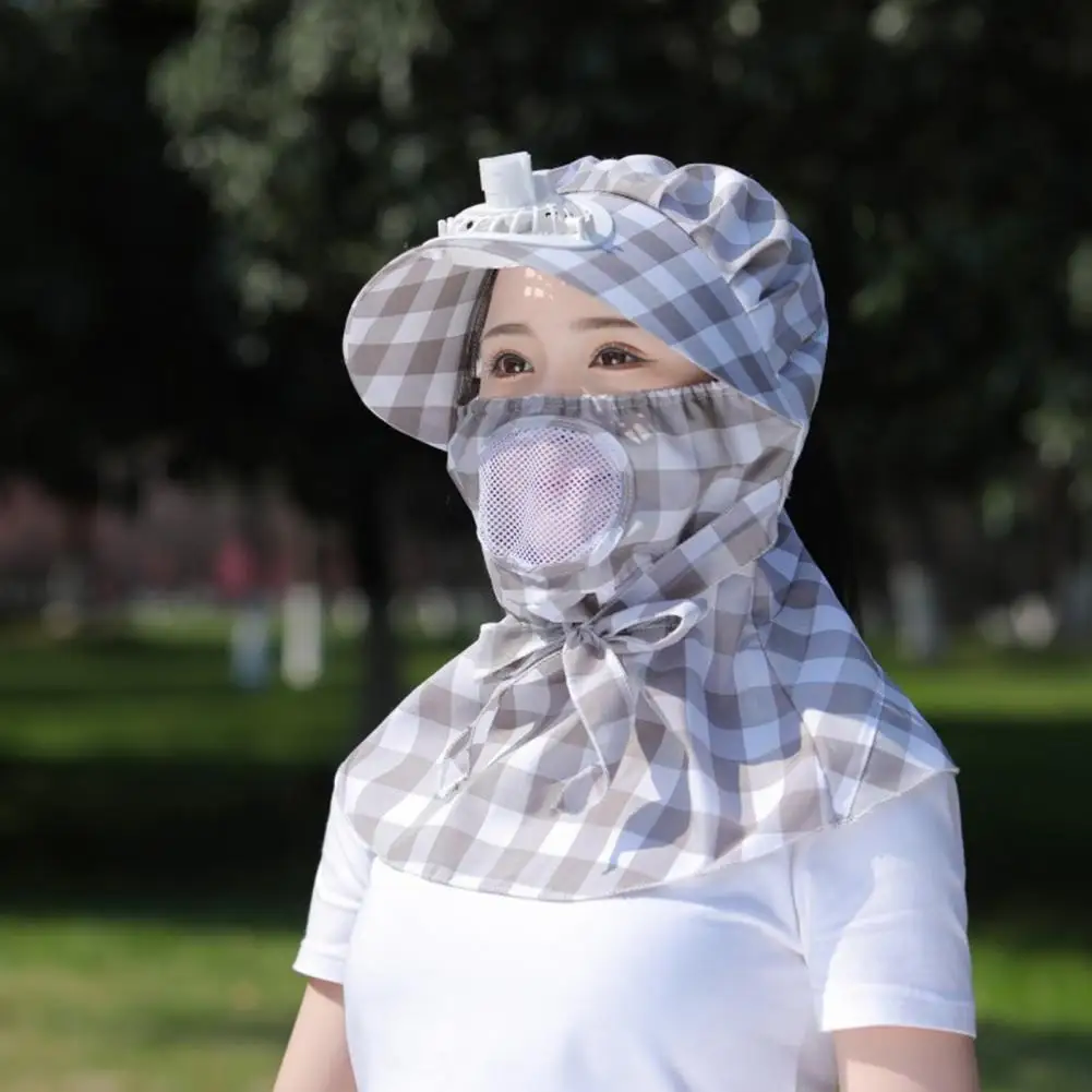 Women Headgear Anti-UV Hollow Out Sunscreen Cap Breathable