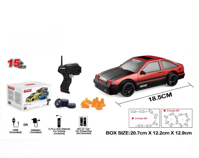 ZWN 1/24 RC Car With 2.4G Radio Remote Control Drift Cars High Speed Electric Vehicle Children Racing Toys for Boys Girls Gifts: 3 - 5 Days Free Delivery Only UK