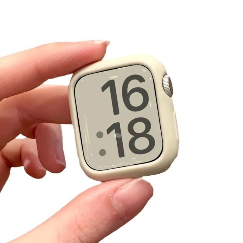 Full-Cover TPU Case IWatch 4/5/6/SE Unisex Soft Protective Shell Anti-Scratch Apple Watch Cover Lightweight Wearable Accessory