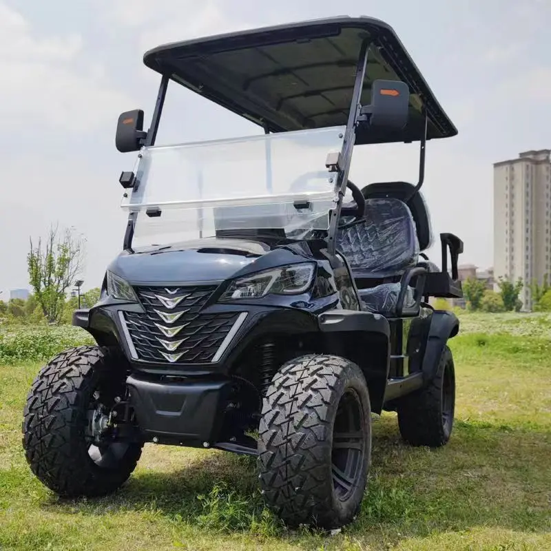 Factory CE export electric cart Golf Course Club 2/4/6/8 seater off-road sightseeing car Solar power electric golf cart