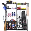 Garage Sports Equipment Storage, 2 Golf Bag Storage Stand and Other Sports Equipment Storage Rack, Garage Organizer System 1